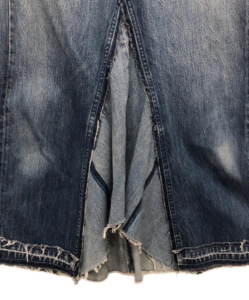GARBAGE（ガーベッジ）GARBAGE (ガーベッジ) LEVI'S (リーバイス) リメイクロングスカート インディゴ サイズ:29の古着・服飾アイテム