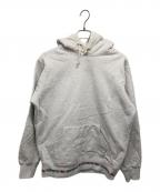 SUPREMEシュプリーム）の古着「Logo Rib Hooded Sweatshirt」｜グレー