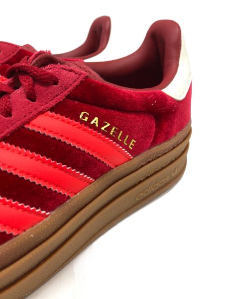 adidas（アディダス）adidas (アディダス) GAZELLE BOLD W レッド サイズ:23の古着・服飾アイテム