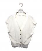 Nobleノーブル）の古着「ペーパーヤーン2WAYベスト」｜ホワイト