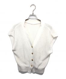 Noble（ノーブル）の古着「ペーパーヤーン2WAYベスト」｜ホワイト