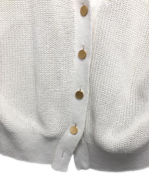 Noble（ノーブル）Noble (ノーブル) ペーパーヤーン2WAYベスト ホワイト サイズ:表記無しの古着・服飾アイテム