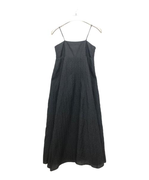 NOLLEY'S sophi（ノーリーズソフィー）NOLLEY'S sophi (ノーリーズソフィー) フラワージャガードキャミワンピース ブラック サイズ:Mの古着・服飾アイテム