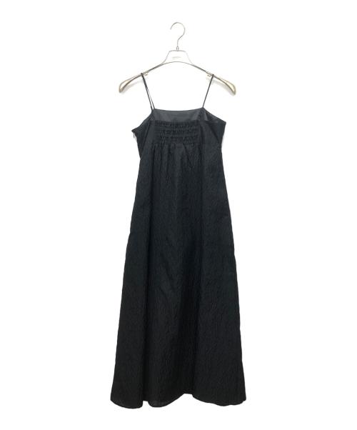 NOLLEY'S sophi（ノーリーズソフィー）NOLLEY'S sophi (ノーリーズソフィー) フラワージャガードキャミワンピース ブラック サイズ:Mの古着・服飾アイテム