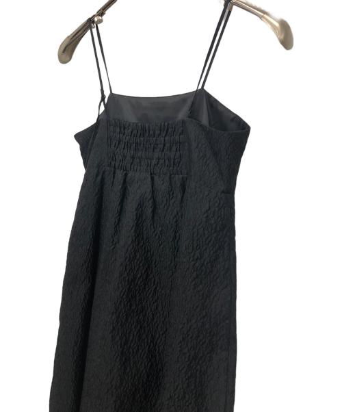 NOLLEY'S sophi（ノーリーズソフィー）NOLLEY'S sophi (ノーリーズソフィー) フラワージャガードキャミワンピース ブラック サイズ:Mの古着・服飾アイテム