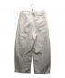 ZARA (ザラ) STUDIO NICHOLSON (スタジオ ニコルソン) バルーンデニムパンツ ホワイト サイズ:USA 29：4000円