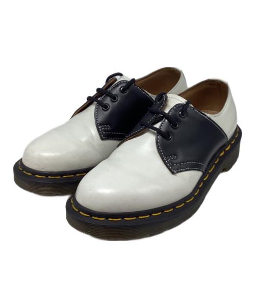 Dr.Martens（ドクターマーチン）Dr.Martens (ドクターマーチン) COMME des GARCONS (コムデギャルソン) 3ホールブーツ ホワイト サイズ:UK3の古着・服飾アイテム
