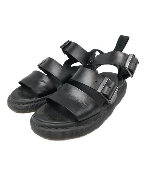 Dr.Martens（ドクターマーチン）Dr.Martens (ドクターマーチン) ストラップサンダル ブラック サイズ:UK3の古着・服飾アイテム