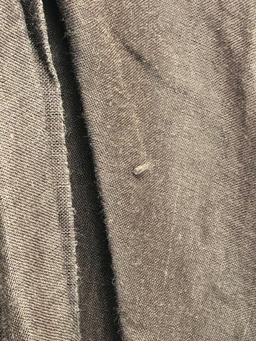 MOYURU（モユル）MOYURU (モユル) リネンベスト ブラウン サイズ:Lの古着・服飾アイテム