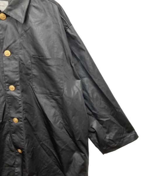 santaku（サンタク）SANTAKU (サンタク) Satin leather jacket ブラック サイズ:Lの古着・服飾アイテム