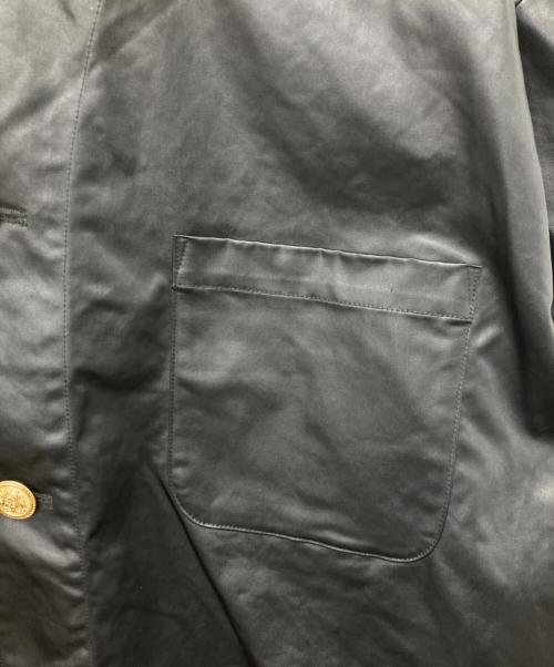 santaku（サンタク）SANTAKU (サンタク) Satin leather jacket ブラック サイズ:Lの古着・服飾アイテム