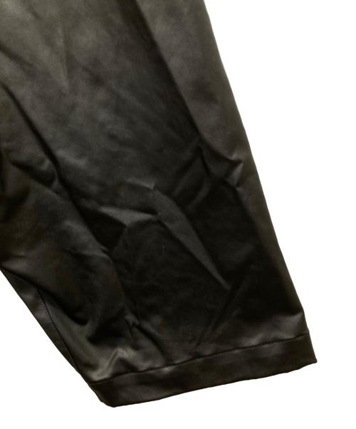 santaku（サンタク）SANTAKU (サンタク) Satin leather jacket ブラック サイズ:Lの古着・服飾アイテム