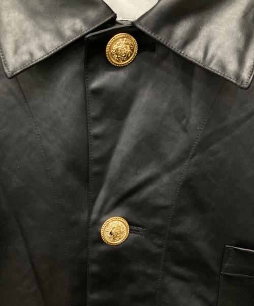 santaku（サンタク）SANTAKU (サンタク) Satin leather jacket ブラック サイズ:Lの古着・服飾アイテム
