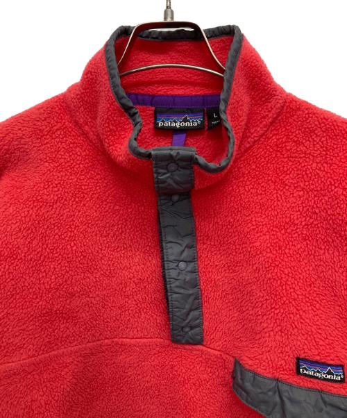 Patagonia（パタゴニア）Patagonia (パタゴニア) 90’sスナップT/フリースジャケット レッド サイズ:Lの古着・服飾アイテム