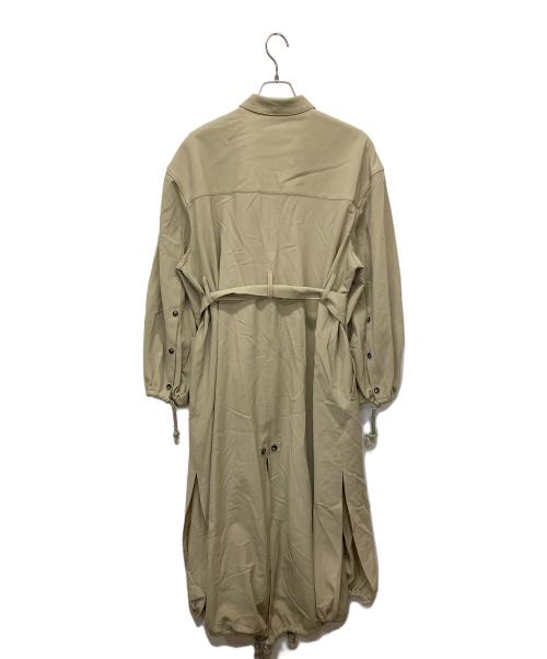 AKIRA NAKA（アキラナカ）AKIRA NAKA (アキラナカ) 長袖シャツワンピース ベージュ サイズ:2の古着・服飾アイテム
