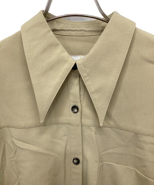 AKIRA NAKA（アキラナカ）AKIRA NAKA (アキラナカ) 長袖シャツワンピース ベージュ サイズ:2の古着・服飾アイテム