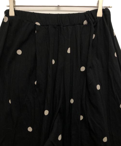 mizuiro-ind（ミズイロインド）mizuiro-ind (ミズイロインド) ドットワイドパンツ ブラック サイズ:2の古着・服飾アイテム