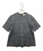 ENFOLDエンフォルド）の古着「ウールブラウス」｜グレー