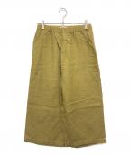 one washワンウォッシュ）の古着「リネンパンツ」｜カーキ