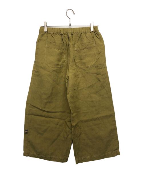 one wash（ワンウォッシュ）one wash (ワンウォッシュ) リネンパンツ カーキ サイズ:Sの古着・服飾アイテム