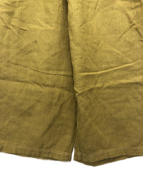 one wash（ワンウォッシュ）one wash (ワンウォッシュ) リネンパンツ カーキ サイズ:Sの古着・服飾アイテム