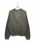 C.T.plage（シーティープラージュ）の古着「Cotton linen pattern cardigan」｜カーキ
