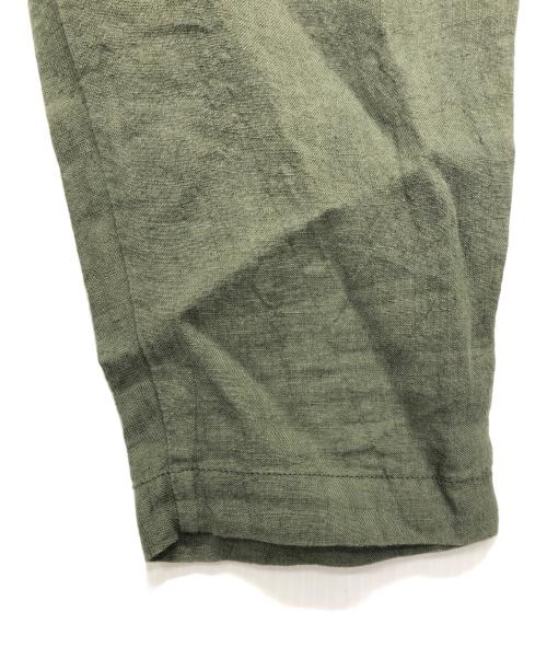 one wash（ワンウォッシュ）one wash (ワンウォッシュ) リネンパンツ カーキ サイズ:Sの古着・服飾アイテム