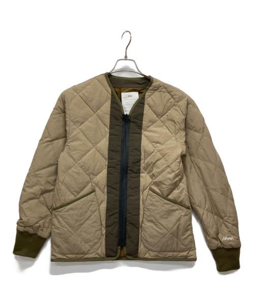 NANGA（ナンガ）NANGA (ナンガ) MANUAL ALPHABET (マニュアル アルファベット) NC FT DOWN JACKET ブラウン サイズ:表記無しの古着・服飾アイテム
