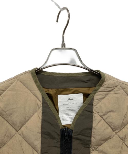NANGA（ナンガ）NANGA (ナンガ) MANUAL ALPHABET (マニュアル アルファベット) NC FT DOWN JACKET ブラウン サイズ:表記無しの古着・服飾アイテム