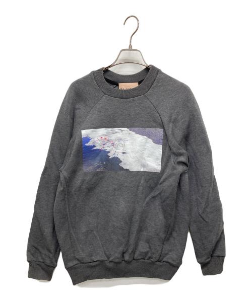 PLAN C（プランシー）Plan C (プランシー) プリントスウェット グレー サイズ:XSの古着・服飾アイテム