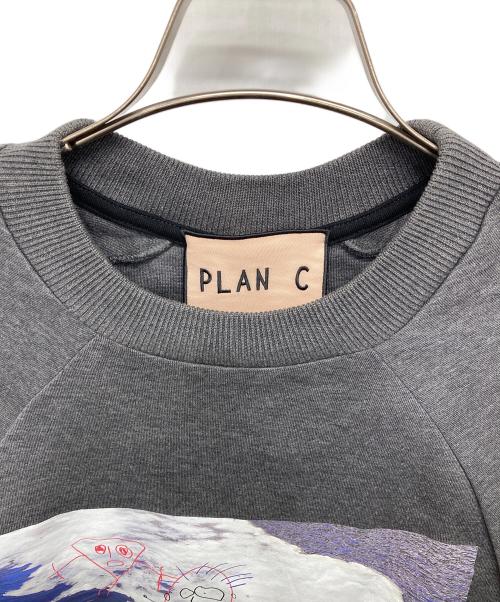 PLAN C（プランシー）Plan C (プランシー) プリントスウェット グレー サイズ:XSの古着・服飾アイテム