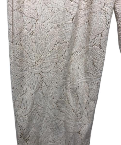 CLANE（クラネ）CLANE (クラネ) CURTAIN LACE TUCK PANTS(カーテンレースタックパンツ) ベージュ サイズ:1の古着・服飾アイテム