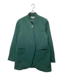 Ameri（アメリ）の古着「ESSENTIAL CURVE COLLAR JACKET」｜グリーン