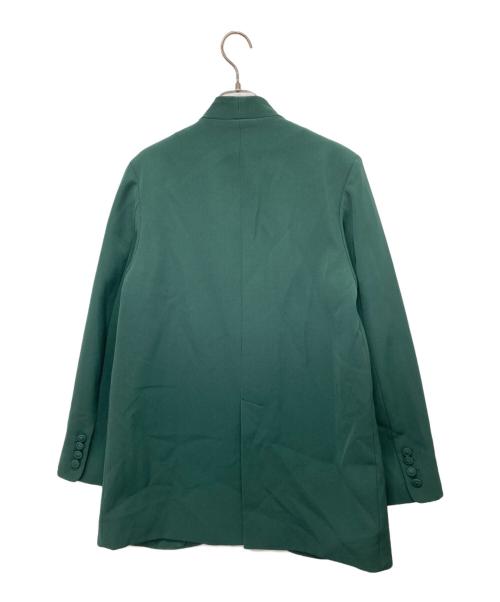 Ameri（アメリ）Ameri (アメリ) ESSENTIAL CURVE COLLAR JACKET グリーン サイズ:XSの古着・服飾アイテム