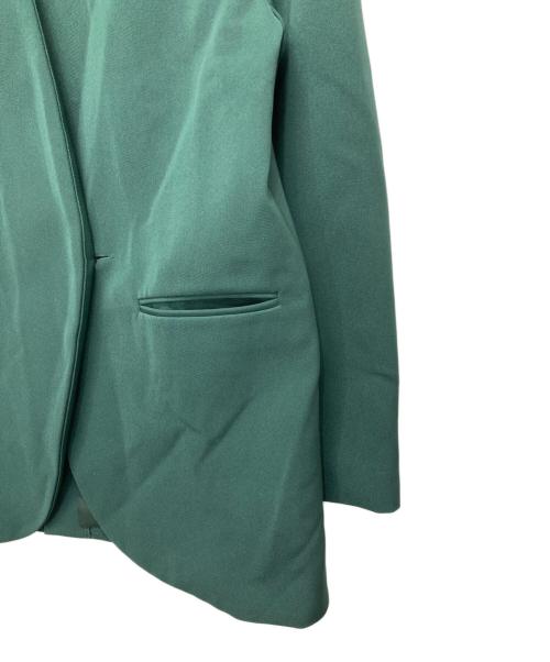 Ameri（アメリ）Ameri (アメリ) ESSENTIAL CURVE COLLAR JACKET グリーン サイズ:XSの古着・服飾アイテム