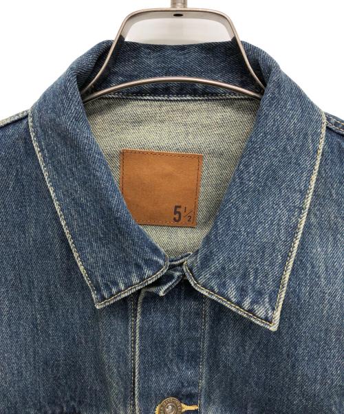 Spick and Span（スピック＆スパン）Spick and Span (スピックアンドスパン) 51/2 3RD PONCHO DENIM インディゴ サイズ:Fの古着・服飾アイテム