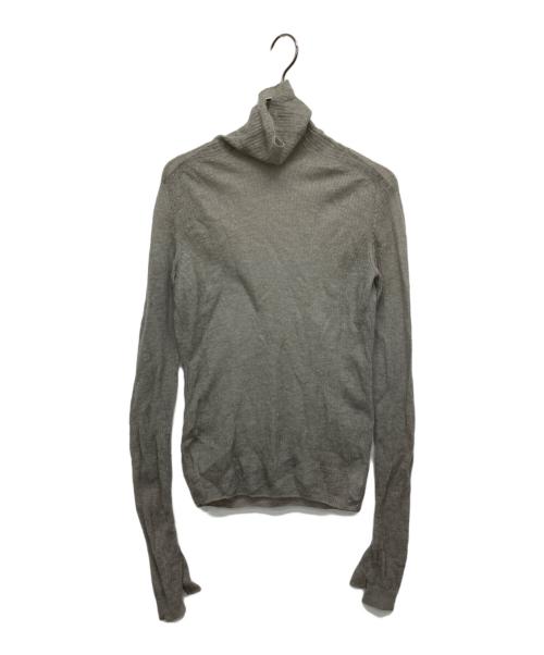 ETRE TOKYO（エトレトウキョウ）ETRE TOKYO (エトレトウキョウ) シアーモヘヤタートルニット グレー サイズ:Fの古着・服飾アイテム