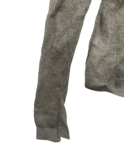 ETRE TOKYO（エトレトウキョウ）ETRE TOKYO (エトレトウキョウ) シアーモヘヤタートルニット グレー サイズ:Fの古着・服飾アイテム