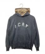 REMI RELIEFレミレリーフ）の古着「DOWN HOODIE PARKA」｜グレー