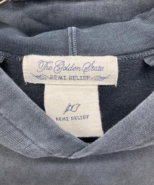 REMI RELIEF（レミレリーフ）REMI RELIEF (レミレリーフ) DOWN HOODIE PARKA グレー サイズ:Fの古着・服飾アイテム