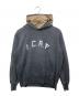 REMI RELIEF（レミレリーフ）の古着「DOWN HOODIE PARKA」｜グレー