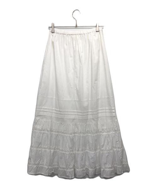 aere（アエレ）aere (アエレ) スカート ホワイト サイズ:38の古着・服飾アイテム