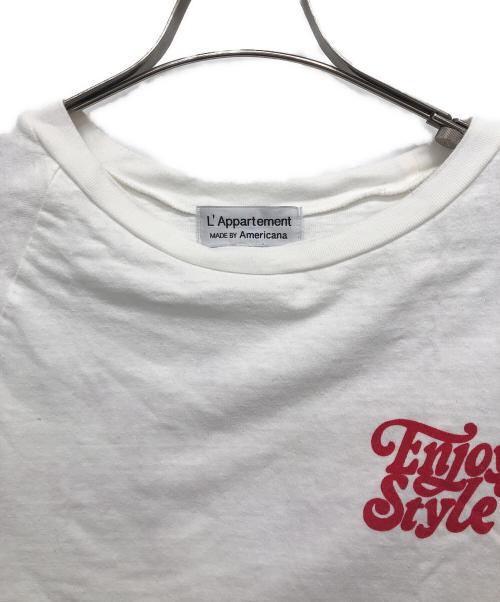 L'appartement（アパルトモン）L'appartement (アパルトモン) Tシャツ ホワイト サイズ:記載なしの古着・服飾アイテム