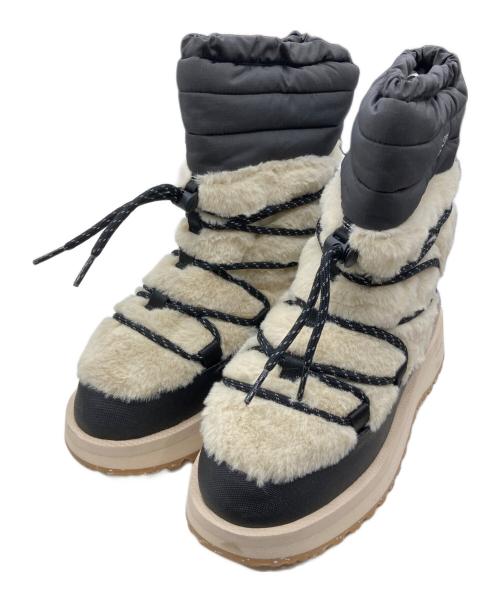 suicoke（スイコック）suicoke (スイコック) fake fur lace up boots ブラック サイズ:24の古着・服飾アイテム