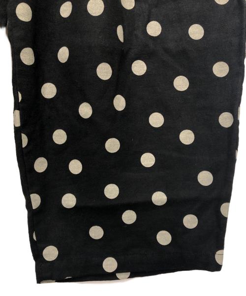 journal standard luxe（ジャーナルスタンダード ラックス）journal standard luxe (ジャーナルスタンダード ラックス) ドットリネンパンツ ブラック サイズ:表記無しの古着・服飾アイテム