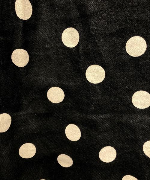 journal standard luxe（ジャーナルスタンダード ラックス）journal standard luxe (ジャーナルスタンダード ラックス) ドットリネンパンツ ブラック サイズ:表記無しの古着・服飾アイテム