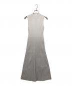 anuansアニュアンス）の古着「セミマーメイドニットワンピース」｜グレー