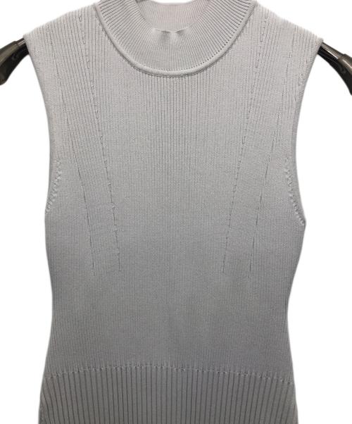 anuans（アニュアンス）anuans (アニュアンス) セミマーメイドニットワンピース グレー サイズ:M 未使用品の古着・服飾アイテム