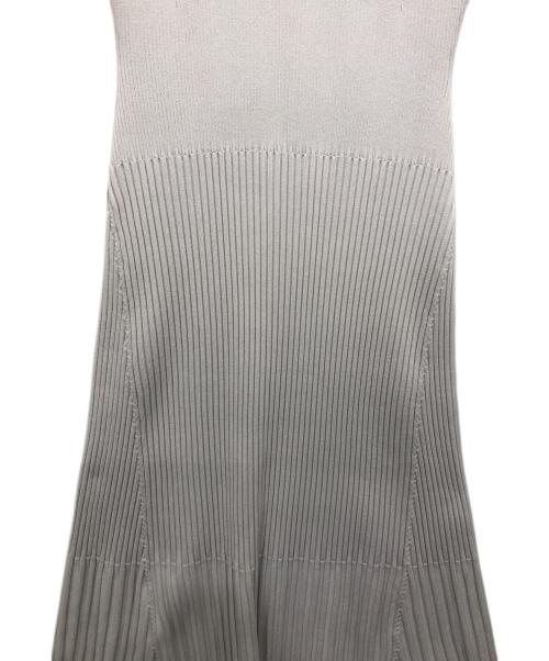 anuans（アニュアンス）anuans (アニュアンス) セミマーメイドニットワンピース グレー サイズ:M 未使用品の古着・服飾アイテム