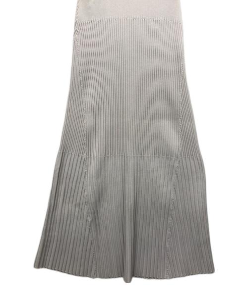 anuans（アニュアンス）anuans (アニュアンス) セミマーメイドニットワンピース グレー サイズ:M 未使用品の古着・服飾アイテム